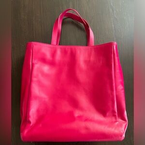 Saint Laurent reverse Shopping Tote in Pink